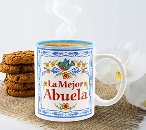 א. ה. ג | לה מג' ור אבואלה טזה דה קפה ציפורים עיצוב קפה כוס ספל רגלוס פארה מי אבואלה היספני הטוב